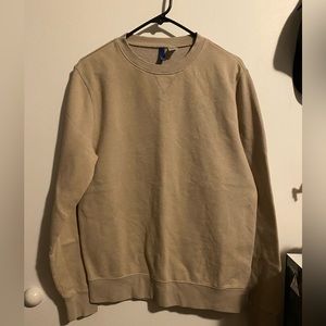 H&M basic crewneck in Tan